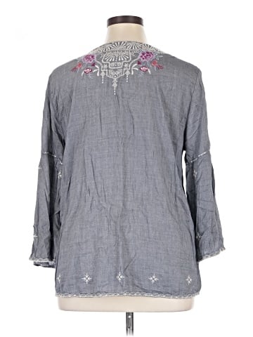 Johnny Was 3/4 Sleeve Blouse (view 2)