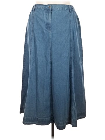 Roaman's Denim Skirt (view 1)