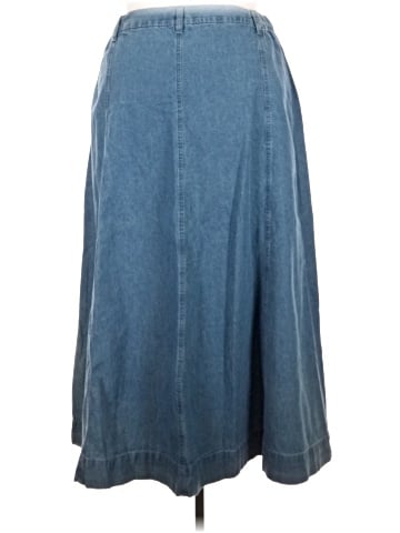 Roaman's Denim Skirt (view 2)