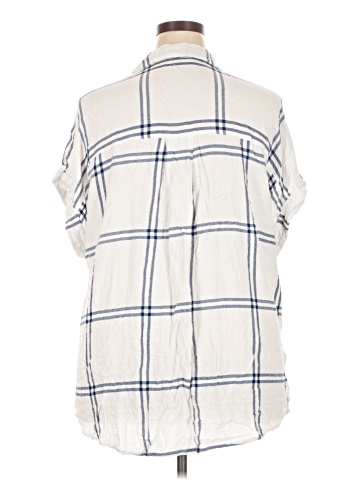 Jane and Delancey 3/4 Sleeve Button-Down Shirt (view 2)