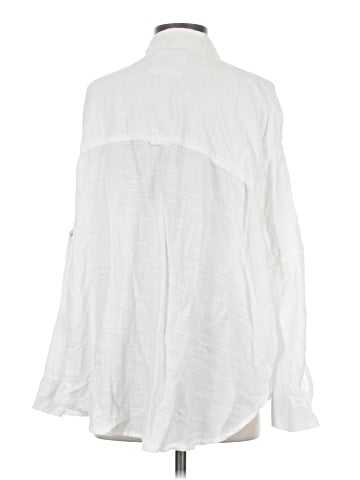 American Eagle Outfitters Long Sleeve Button-Down Shirt (view 2)