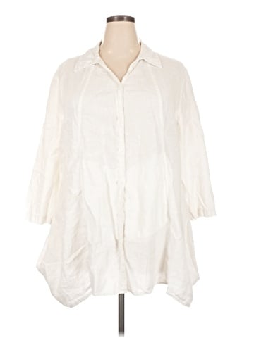 Stella Carakasi 3/4 Sleeve Button-Down Shirt (view 1)