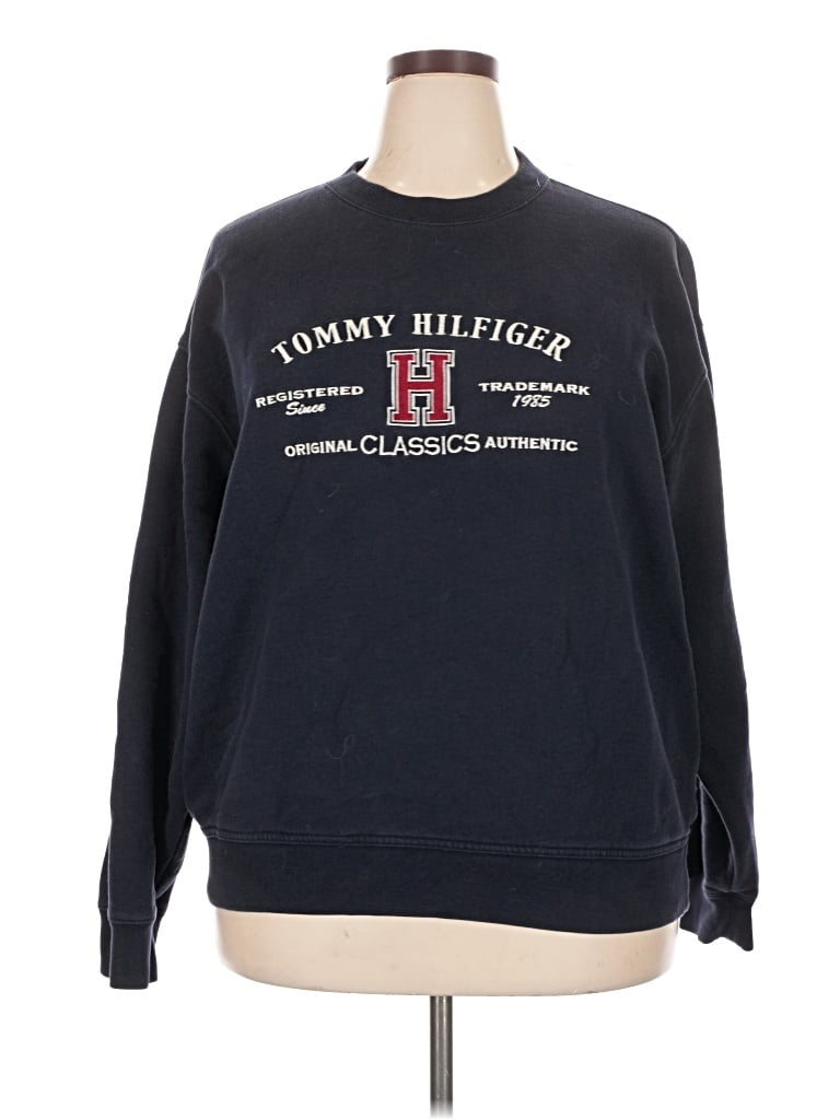 Pre-owned Tommy Jeans Sweatshirt In Blue