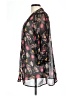 Xhilaration 100% Polyester Black Kimono Size L - photo 5