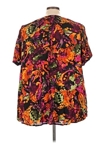 Roaman's Short Sleeve Blouse (view 2)