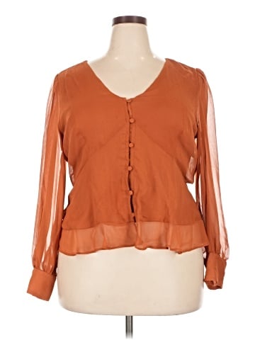 Nine West Long Sleeve Blouse (view 1)