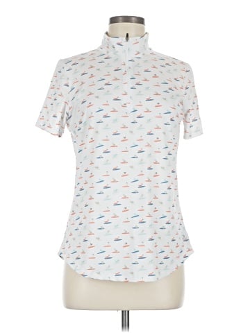 Straight Down Short Sleeve Blouse (view 1)