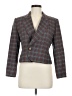Pendleton 100% Virgin Wool Plaid Gray Wool Blazer Size 8 Petite - photo 1