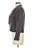 Pendleton 100% Virgin Wool Plaid Gray Wool Blazer Size 8 Petite - photo 5