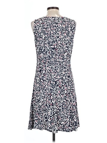 Madewell Button-Front Boatneck Mini Dress in Floral (view 2)