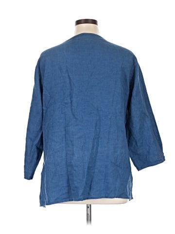 Flax 3/4 Sleeve Blouse (view 2)