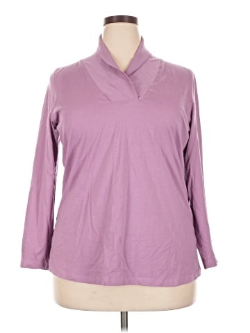 Roaman's 3/4 Sleeve Top (view 1)