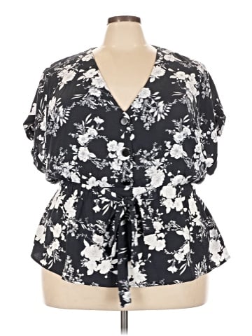 Sweet Rain Short Sleeve Blouse (view 1)