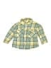 Zara Plaid Green Long Sleeve Button-Down Shirt Size 12-18 mo - photo 1