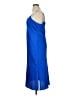 Express Solid Blue Cocktail Dress Size XL - photo 5