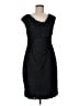 Connected Apparel Tweed Black Cocktail Dress Size 8 - photo 1