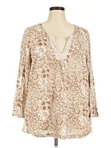 Eddie Bauer 3/4 Sleeve Blouse (view 1)
