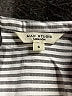 Max Studio Stripes Silver 3/4 Sleeve Blouse Size S - photo 7