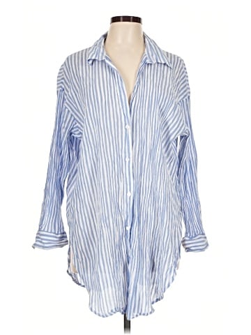 H&M 3/4 Sleeve Button-Down Shirt (view 1)