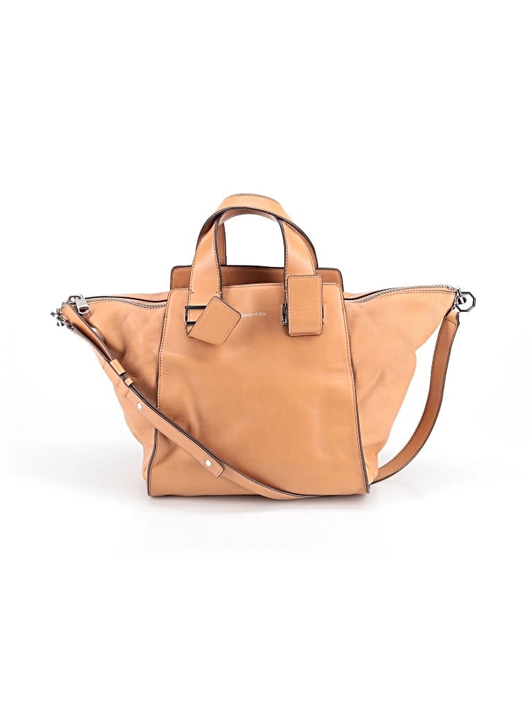 Pre-owned Louise Et Cie Leather Satchel In Tan