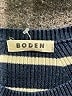Boden Stripes Blue Pullover Sweater Size M - photo 7