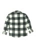 Jumping Beans 100% Polyester Checkered-gingham Gray Long Sleeve Button-Down Shirt Size 2T - photo 2