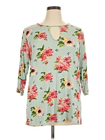 Loveappella 3/4 Sleeve Blouse (view 1)