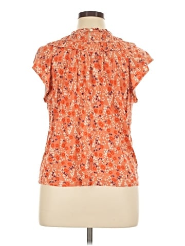 Ann Taylor LOFT Outlet Short Sleeve Blouse (view 2)