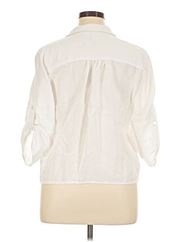 INC International Concepts 3/4 Sleeve Button-Down Shirt (view 2)