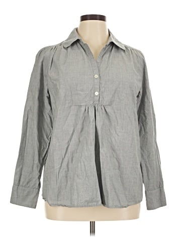 Dialogue Long Sleeve Button-Down Shirt (view 1)
