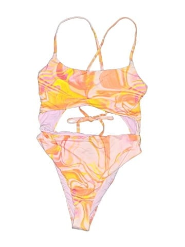 Aqua One Piece Swimsuit (view 1)