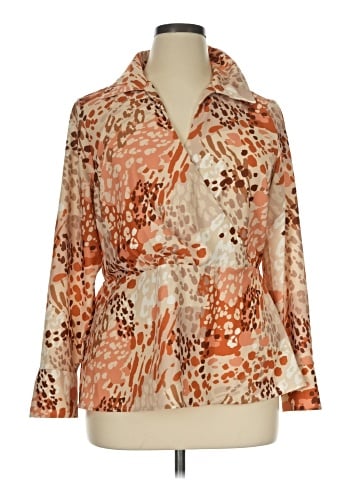Isaac Mizrahi LIVE! Long Sleeve Blouse (view 1)