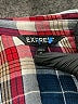 Express Plaid Burgundy Sleeveless Button-Down Shirt Size M - photo 7