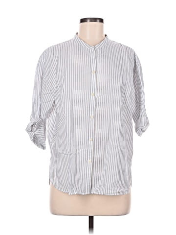 Uniqlo 3/4 Sleeve Button-Down Shirt (view 1)