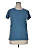 Athleta 100% Nylon Blue Short Sleeve Top Size 1X - photo 1