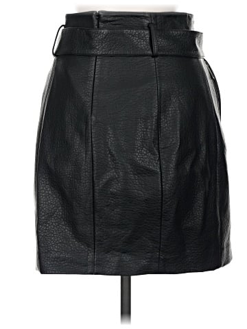 MICHAEL Michael Kors Faux Leather Skirt (view 2)