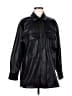 Zara 100% Polyester Black Coat Size M - photo 1