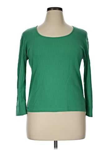 Lauren by Ralph Lauren 3/4 Sleeve T-Shirt (view 1)