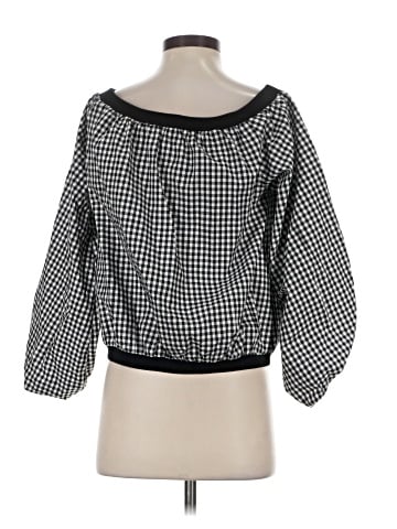 7 For All Mankind 3/4 Sleeve Blouse (view 2)