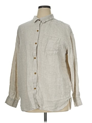 Athleta Long Sleeve Button-Down Shirt (view 1)