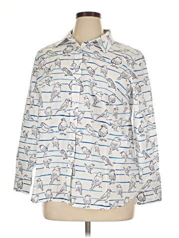 Talbots Long Sleeve Button-Down Shirt (view 1)