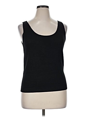 Lauren by Ralph Lauren Sleeveless Silk Top (view 1)