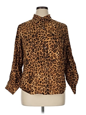 Jones New York Signature Long Sleeve Blouse (view 1)