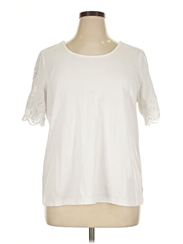 Susan Graver Short Sleeve Top (view 1)