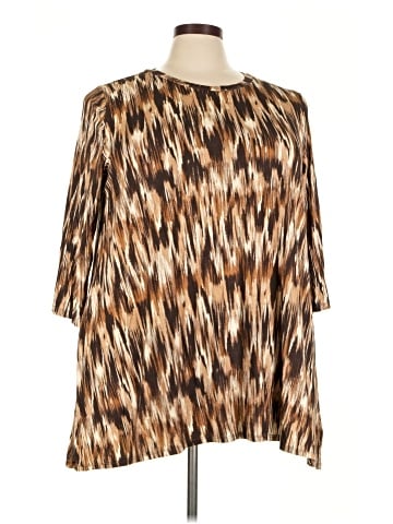 Jessica London 3/4 Sleeve T-Shirt (view 1)