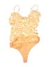 AFRM Animal Print Orange Bodysuit Size S - photo 2