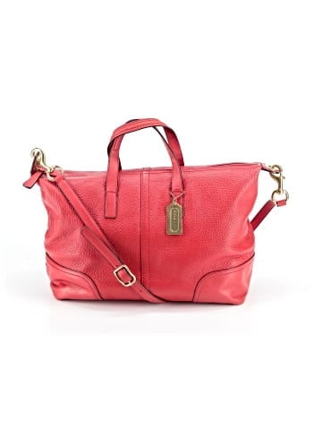 Coach Factory Leather Satchel (view 1)