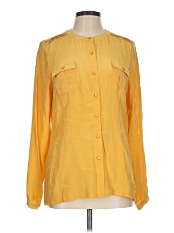 Pendleton Long Sleeve Silk Top (view 1)
