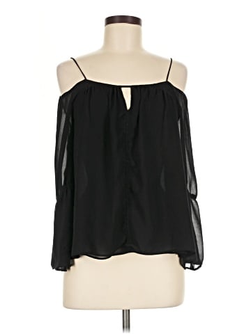 Zara Basic 3/4 Sleeve Blouse (view 1)
