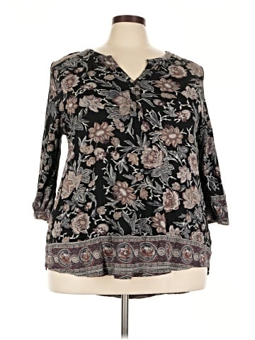 Lucky Brand 3/4 Sleeve Blouse (view 1)